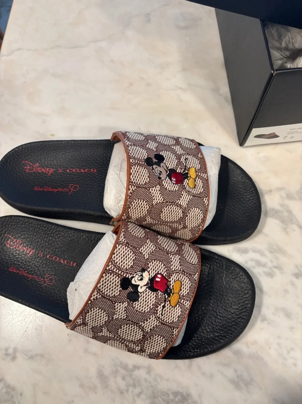 Coach Disney Mickey Mouse slides - Picture 6 of 14